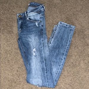 Medium ripped skinny jeans